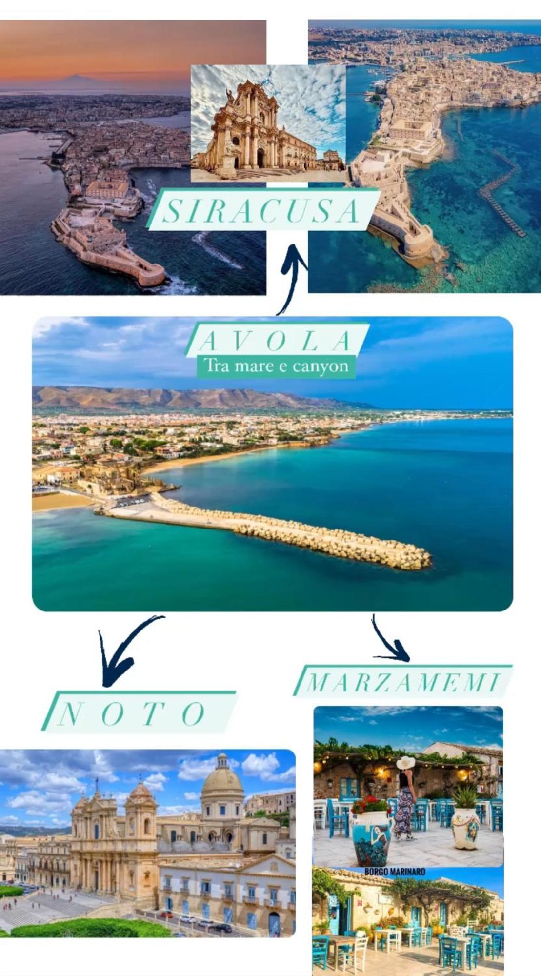 Villa Santa Barbara Avola Eksteriør bilde